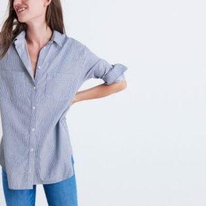 Madewell Oversized Ex-Boyfriend Shirt - Size S